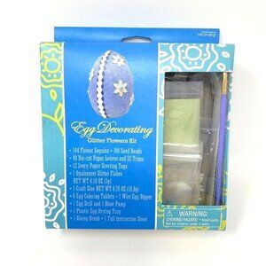 Target 2008 Easter Egg Decorating Glitter Flowers Craft Kit